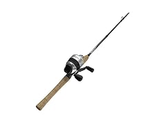 Zebco 33 Cork Spincast Reel & Fishing Rod Combo, 6.5'