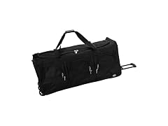 Rockland Rolling Duffel Bag, Black, 40"