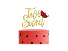 PANHUI Two Sweet Watermelon Cake Topper