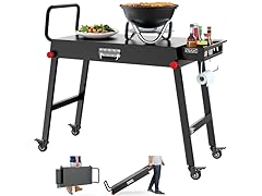 NUUK Heavy Duty Folding Grill Table Cart