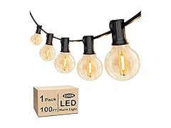 VerRon 100FT LED G40 Globe String Lights