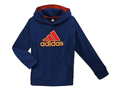 Adidas Fleece Hoodie Navy/Orange (XL)