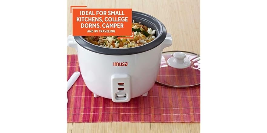 IMUSA Nonstick Rice Cooker – Fast & Easy Cooking Solution - Image 8
