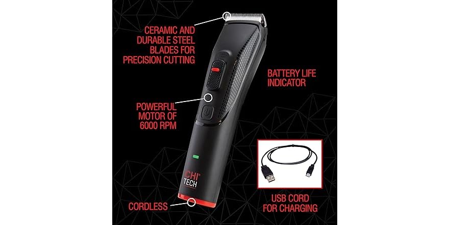 CHI Tech Cordless Precision Clipper