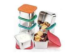 MAXTBEE Stainless Steel Snack Box Containers - 8 Pack