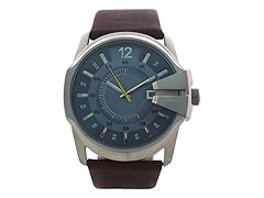 Diesel Men's DZ1399 Brown Leather Strap Watch