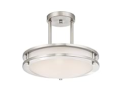 Light Blue USA Semi Flush Mount Ceiling Fixture