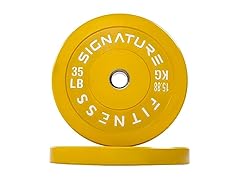 Fitvids 2" Olympic Bumper Plate 35LB, Pair