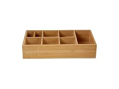 Kitchen Details 8 Compartment Bamboo Caddy