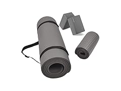 Fitvids 1/2-Inch Mat, Knee Pad, Blocks