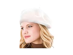 ICSTH Womens Solid Color Wool Beanie