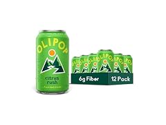 OLIPOP Prebiotic Soda Pop, Citrus Rush, 12Pk