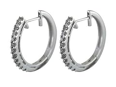 0.50 CT Diamond Earrings 10K White Gold