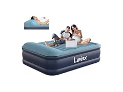 Lavisx air mattress with Built in Pump
