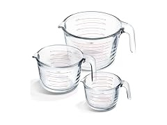 Eatex Glass Measuring Cups Set of 3 - Liquid Measuring Cups