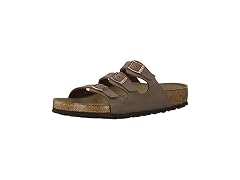 Birkenstock Unisex Florida Soft Footbed Birkibuc Mocha (41 EU)