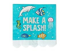 Under The Sea Disposable Paper Cocktail Napkins