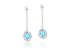 Sterling Silver CZ Earring