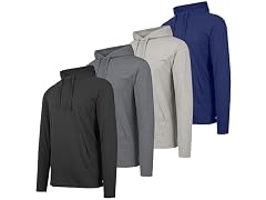 3Pk Asst Mens Cotton Pullover Hoodie