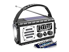 QALYVYW Solar Crank Emergency Radio