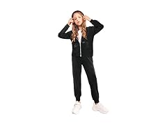 2 Piece for Girls Velour Tracksuit