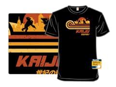 Retro Vintage Kaiju Battle