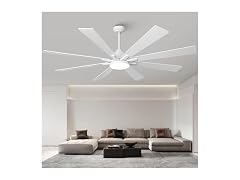 Vaczon VCZ006WH 72in Ceiling Fan