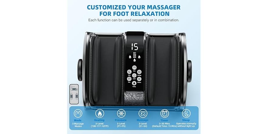 HSA Eligible FSA Shiatsu Foot Massager (Open Box)