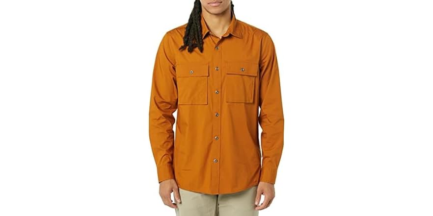 Goodthreads Mens TwoPocket Utility Shirt