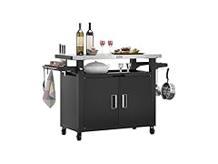 NUUK Pro 42in Outdoor Kitchen Storage Island Black