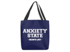 Anxiety State Large Tote Bag