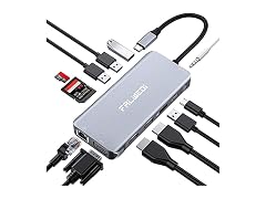 Falwedi Triple Display 12 in 1 USB C Hub (Open Box)