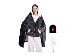 HOW'S MY HOUSE Wearable Heated Throw Blanket