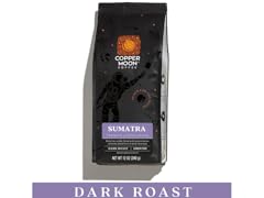 (3 Pack) Copper Moon Ground Coffee - Sumatra Dark Roast 12oz