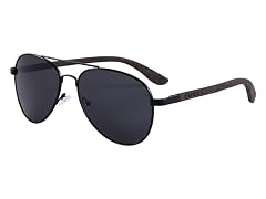Tucci Italy Prime Vision Black Sunglasses