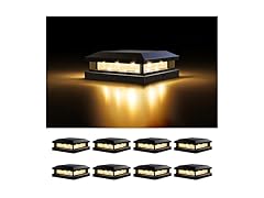Solar Post Cap Lights Outdoor