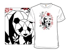 Geometric Bamboo Panda