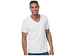 6Pk Hanes V-Neck T-Shirt