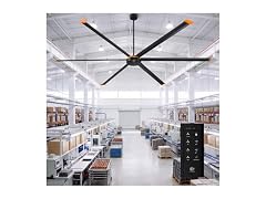 Parrot Uncle F8021BK-NL Industrial Ceiling Fan