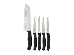 Victorinox Swiss Classic 5-Piece Santoku and Steak Knife Set