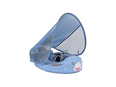 Lanckeli Baby Pool Float with Canopy