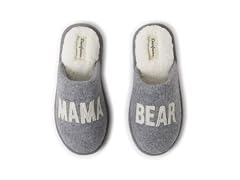 Dearfoams Women's Mama Bear Slippers- Grey
