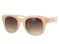 Round Frame with Gradient Brown Lenses