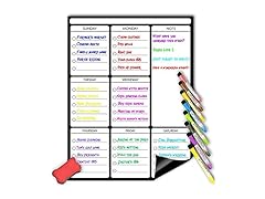 Magnetic Dry Erase 8 Magnets and Eraser Markers