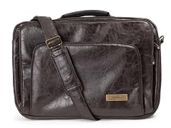 Giga Be Earth Leather Laptop Case - Brown
