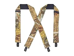 REFINEMMEE Men's Camo Suspenders