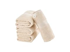 Towel Laboratory Luxury Bath Towel (30x54 inches) Beige,4Pk