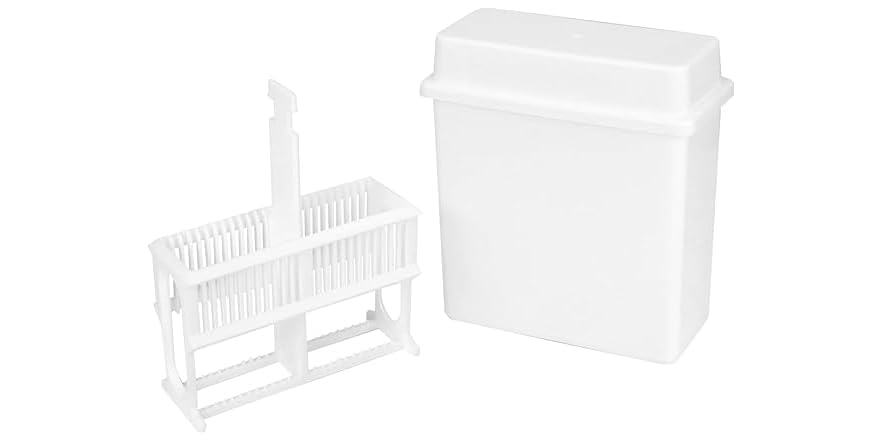 QWORK Microscope Slides Staining Jar
