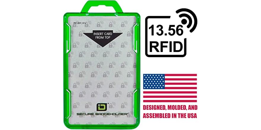 ID Stronghold - RFID Blocking Secure Badge Holder