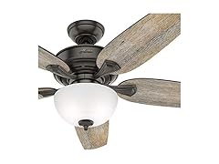 Hunter Fan 54" w/ Light Kit & Remote